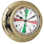 Fitzroy QuickFix Radio Silence Clock, Brass