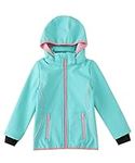 M2C Girls Hooded Fleece Lined Waterproof Windproof Jacket 4T Mint Green