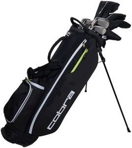 COBRA Fly XL Steel Golf Package Set - Complete Golf Set With Stand Bag - Driver - Fairway Wood - Hybrid - Iron Set - Putter
