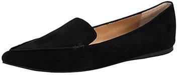 Steve Madden Women's Feather Flats Black Suede 9.5 M