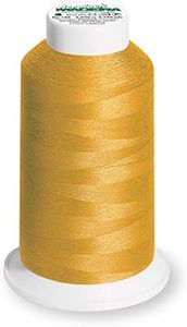 Madeira Aerolock 125 Overlocker & Sewing Machines Threads for Quilting, Hemming, Seaming, Upholstery, Garment Making, & Elaborate Sewing - Colour Gold - 4 Spools