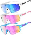 QALLY 3 Pack Kids Sunglasses Youth 