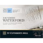 St Cuthberts Mill Saunders Waterford White Paper Not (CP) Block 310 x 230 mm