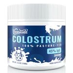 Veenuule Colostrum Powder Supplement, Contain 45% Natural IgG (Immunoglobulins), Grass Fed Cow Colostrum, Non-GMO, Unflavored 50 Servings