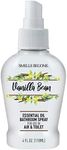 SMELLS BEGONE 4 oz Essential Oil Air Freshener Bathroom Spray - Eliminates Bathroom & Toilet Odors - Made with Essential Oils - Vanilla Bean Scent