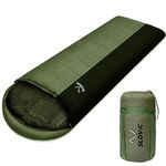 Slovic Sleeping Bag for Adults [Upto - 10°C] | Trekking Bag for Hiking, Camping, Outdoor & Indoor with Extra Fur Lining | Light Weight Camping Accessories | Trekking Accessories | Sleeping Bag for Men