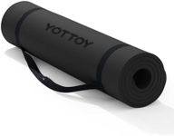 YOTTOY Yoga Mat，Extra Thick Yoga Mat (1/2inch),Professional TPE Exercise Mat,Non-Slip Workout Mat for Yoga, Pilates, Fitness, Barefoot Workouts, Home Gym Studio with Strap