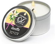 Lovehoney Oh! Vanilla Massage Candle with 6 Essential Oils - Vegetarian Friendly - 2 oz