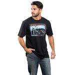 Cotton Soul Knight Rider Kitt, Unisex T Shirt, Black, Medium