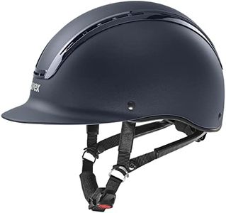 uvex suxxeed Active, Horse Riding Helmet for Women & Men, Navy, M-L - Adjustable & Excellent Ventilated Helmet