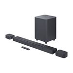 JBL Bar 800 Surround Sound Bar for TV with Wireless Subwoofer and 2 Detachable Wireless Surround Speakers, 720W Output Power, Black