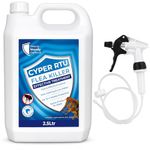 Flea Killer Spray 2.5L | Cypermethrin-Based RTU Treatment for Indoor Use | Fast-Acting, Long-Lasting Protection | Insect Spray for Commercial Properties, Hotels, Warehouses & Home Use