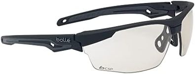 Bollé Safety Standard Issue, TRYON Eye Protection for Military, Tactical and First Responders with Platinum Anti-Fog Coating, Matte Black Frame/CSP lenses