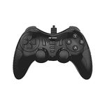 Ant Esports GP115 Wired Gamepad, Compatible for PC & Laptop Computer (All Windows Systems) / PS3 / Android TV Set/Media Box - Black