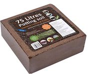 GreenBrokers C1160 75Ltr Organic All Purpose Potting Compost Enriched with Nutrients-Expands