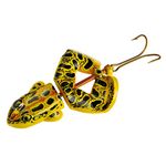 Rebel Lures Buzz'N Frog Topwater Buzzbait Fishing Lure, 2 1/2 Inch, 1/2 Ounce, Swamp Frog (T46)