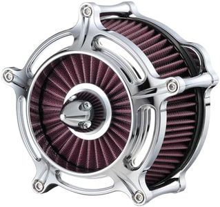 Motorcycle Air Filter for Harley Air Cleaner Davidson Air Intake Cleaners Harley Softail Touring Street Road King Glide Powersports Air Filters D-For Softail 18-25 Touring 17-25 Red