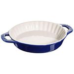 Zwilling J.A. Henckels 40511-165 Staub Ceramic Pie Dish 1.25 qt./1.2 L, Blue 25.4 x 25.4 x 5.08 cm