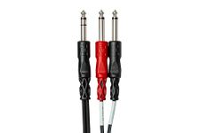 Hosa Cable STP202 TRS To Dual 1/4 Inch Insert Cable - 6.5 Foot