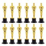 6" Gold Award Trophies - Bulk Oscar Statues Trophy - for Award Ceremony, Party Decorations, Game Prize and Appreciation Gifts (12 Pack)