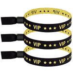 100 Pack VIP Cloth Event Wristband, Solid Color Cloth Wristbands, Color Wristbands Without Logo Resistant, Suitable for Lightweight Concert Wrist Strap for Activities, Parties, 13.7 inches, Polyester,