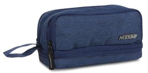 Wooum Extra Large Capacity Kawaii Pencil Cases Large Pencil Case, Cute Pencil Case, Back to School, Makeup Bag, College and Office Supplies, Travel Case (Khadi Navy Blue)