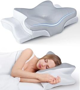 Ultra Pain Relief Cooling Pillow for Neck Support, Adjustable Cervical Pillow Cozy Sleeping, Odorless Ergonomic Contour Memory Foam Pillows, Orthopedic Bed Pillow for Side Back Stomach Sleeper