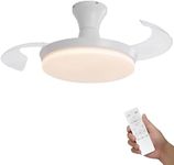 Retractable Ceiling Fan with Light 