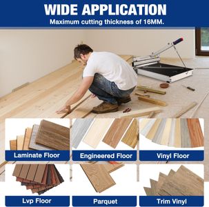 WORKPRO Laminate Floor Cutter – 340mm Manual Flooring Tool