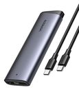 UGREEN M.2 NVMe SSD Enclosure 10Gbps USB 3.2 Gen 2 (10 Gbps) to NVME PCI-E M-Key/(B+M) Key Solid State Drive External Enclosure Support UASP Trim for 2230 2242 2260 2280 NVME SSDs