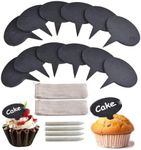 Tiamu 18PCS Cheese Markers for Charcuterie Board, Cheese Labels, Cheese Markers Set, Cheese Name Cupcake Name Tag Toppers for Wedding Birthday Christmas Parties