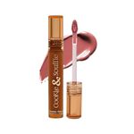 Blue Heaven Cookie & Souffle Matte Lipstick for Women, Long lasting Liquid lipstick, Enriched with Cocoa Butter & Rosehip Oil, Softening & Nourishing Lip color - Choco Swirl, 3.2ml