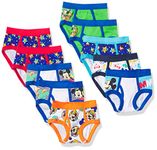 Disney Boys' Mickey Mouse 100% Combed Cotton Briefs Available in Sizes 2/3t, 4t, 4, 6 and 8, 10-Pack, 2-3 Years (Pack of 10)