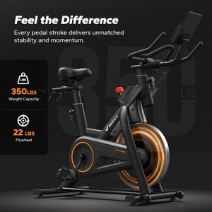 MERACH Magnetic Exercise Bike – Indoor Stationary Cycling Machine