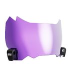 We Ball Sports Football Visor 3.0, Fits Adult & Youth Football Helmets (Purple)