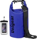 Unigear Dry Bag Waterproof, Floating and Lightweight Bags for Kayaking, Boating, Fishing, Swimming and Camping with Waterproof Phone Case