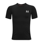 Under Armour Boy's UA HG Armour SS Shirt Black