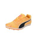 Puma Unisex-Kid Evospeed Star 8 Junior Sun Stream-Sunset Glow-Black Running Shoe - 5 UK (37796001)