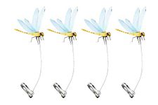 DRAGONFLY WINGMAN Clip-On Natural & Organic Concept Deer and Horse Fly Repellent - Designed in Canada (Random Color) (4 Pack)