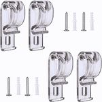 4pcs Clear Plastic Saftey Chain and Cord Guide Fixation Hook for Bead Chain