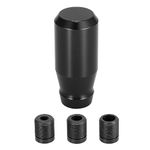 X AUTOHAUX Metal Car Shift Knob Gear Shift Manual Transmission Stick Set Black