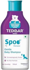 Spoo No-Tear Formula baby shampoo from Tedibar Family | Gentle on Scalp | No. 1 Pediatrician Prescribed * 125ml - By Torrent Pharma