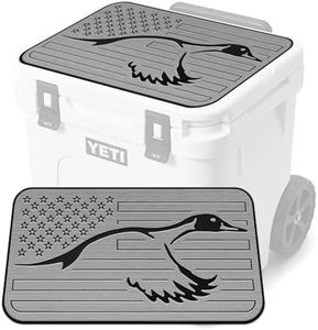 USATuff SeaDek EVA Mat Cooler Pad fits YETI 60 Roadie w/Wheels | Peel & Stick Application | Non Slip Comfort Accessories - US Flag Duck Outdoorsman Hunt (StormGray-Black)