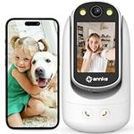 ANNKE Indoor Security Camera, Two-Way Video Nanny Cameras for Home, WiFi Pet/Cat/Dog Cam with Speaker, 2.8-inch Screen, Night Vision, 24/7, AI Motion Detection, for Baby, Elderly, Puppy