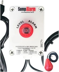 Sump Alarm Septic & Sewage Alarm with 16ft Float Switch for Indoor & Outdoor Use, Weatherproof Alarm with 90dB Audible Alarm
