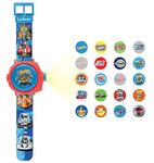 Lexibook DMW050HW Mattel Hot Wheels, Adjustable projection watch with digital screen, 20 images, for Children, Blue