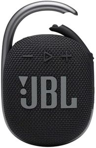 JBL Clip 4 - Bluetooth Portable Speaker with Integrated Carabiner, Waterproof and Dustproof, in Black