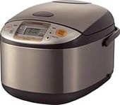 Zojirushi NS-TSC18 Micom Rice Cooker and Warmer, 10 cups, Uncooked, Stainless Brown