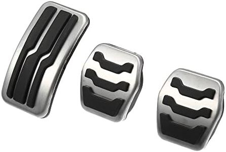 X AUTOHAUX 3 Pcs Accelerator Pedal and Brake Pedal Cover Set for Ford Escape