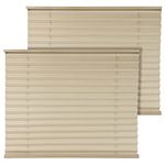 Eazy2hD 2 Pack RV Pleated Blinds Shades ( 32" x 24" ) Day & Night Camper Comfort Dimmable Internal Window Roller Shade Privacy Shutters for RV Trailer